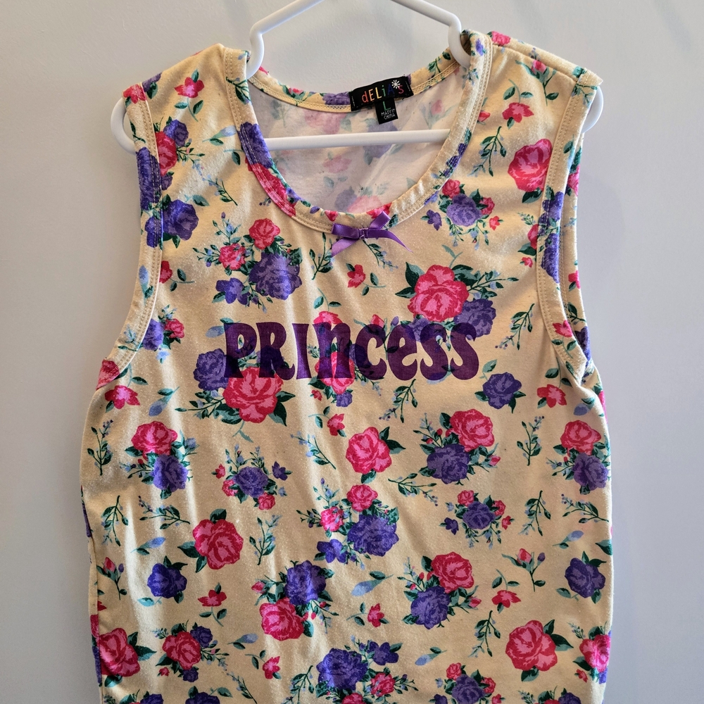 Gel Princess Floral Tank Top